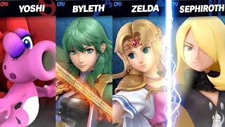 Birdo vs 'Enhanced' Winter Byleth & 'Enhanced' Zelda & Cynthia Mega Smash [MAKI Member Req Quickie]