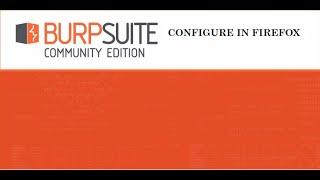 How to intercept firefox browser request using burp suite