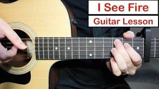 I See Fire - Ed Sheeran | Guitar Lesson (Tutorial) How to play the Fingerstyle Intro