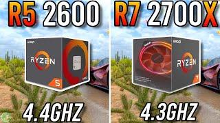 Ryzen 5 2600 vs Ryzen 7 2700X - Big Difference?