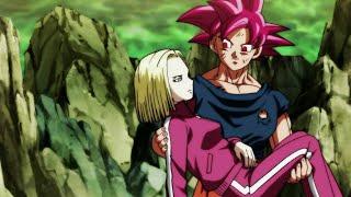 Goku saves android18