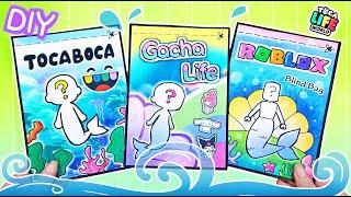 Paper diySanrio Mermaid Blind Bag Unboxing #tocaboca #gacha #roblox