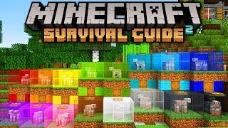 Automatic 16 Colour Wool Farm! ▫ Minecraft Survival Guide (1.18 Tutorial Let's Play) [S2 E35]