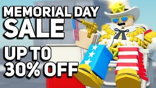 Memorial Day Sale Update | Limited Time | Up to 30% Off! | Roblox TDS | Tower Defense Simulator