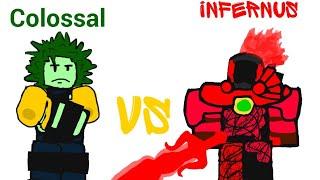 Colossal VS Infernus (part 1) [The Battle Bricks] {NVZ}