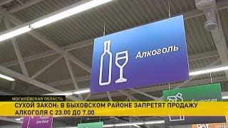 «Сухой закон» на год: продажу алкоголя ночью запретят в Быховском районе