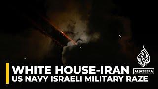 White House says US Navy destroyers joined Israeli military in shooting down Iranian missiles