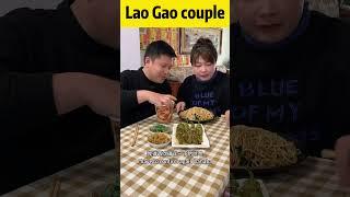 Lao Gao just loves to eat noodles #food #gourmet #funny