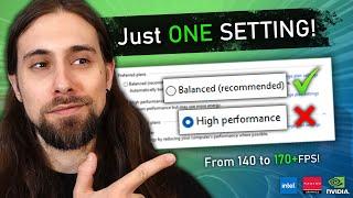 I just found out this ONE SETTING can LOWER your FPS... so I did some Windows Benchmarks!!