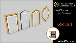 C4D Plugin: win4Doors v3.50  New Features