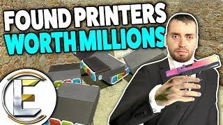 Found Printers Worth Millions - Gmod DarkRP Life (Hardest Base To Raid Without OP Weapons)