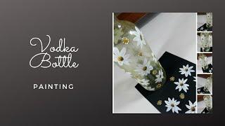 VODKA BOTTLE PAINTING | DIY Bottle Art | Painting Tutorial | Aressa1 | 2020