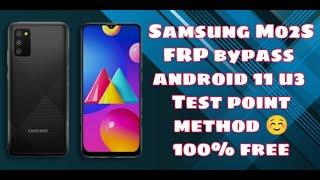 Samsung M02s #android11  U3 FRP bypass 100% Free tool SM-M025F #2022