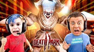 PENNYWISE the EVIL CLOWN is back! DEATH PARK 2 clown HORROR game | Part 1