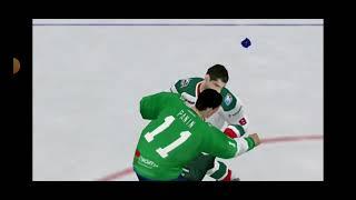 ДРАКА САЛАВАТ ЮЛАЕВ АК БАРС #nhl #hockey #khl #nhl07 #bazalt