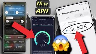 Jio 4G/5G New APN Setting 2025 Jio Network problem solution  Jio internet speed increase