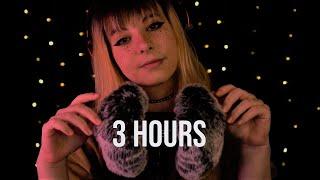 ASMR | 3 HOURS layered fluffy mic, softest sounds for deep sleep, no talking