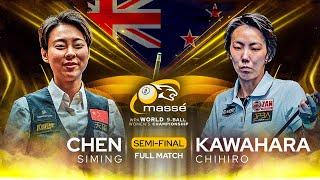 CHEN vs KAWAHARA ▸ 2024 Massé WPA Women's World 9-Ball Championship