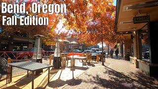 Downtown Bend, Oregon (and more) Walking Tour 4k