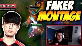 Naru - EĞLENCELİ FAKER MONTAGE İZLİYOR!! @NaruLoL