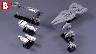 LEGO Nebulon B, Arquitens, CR90, Gozanti, and MORE!!! Star Wars Nano Scale is Here!