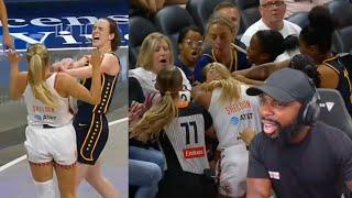CashNasty Reacts To 3 Ejected After Caitlin Clark FIGHT!