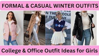 Best WINTER OUTFIT Ideas for Girls|| College | Office | Winter Wear | Outfit Idea Formal| Casual