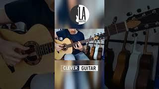 Красивая мелодия на гитаре Clever Guitar российского производства из массива. La kristof 