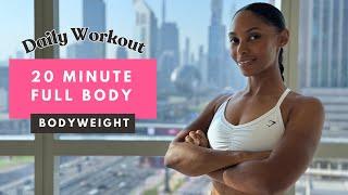 20min Full Body Workout - BODYWEIGHT | Build Muscle & Strength