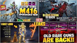 OMG  SILVER GURU M416 IS BACK | NEW BLOODREVAN X-SUIT IS HERE| FREE M416 WANDERER | PUBGM/BGMI