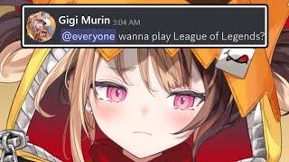 No one in HoloEN responded to Gigi's League of Legends invitation