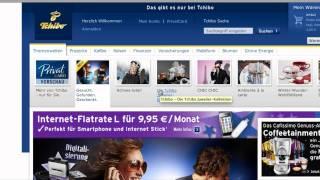 Tchibo Onlineshop - Vorstellung des Shops