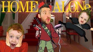 HOME ALONE! (Video Game Workout For Kids)