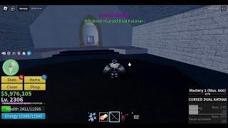 Cursed Dual Katanas!!, How To Get The New Sword [Blox Fruits]