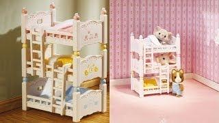 Обзор Sylvanian families - Три детские кроватки