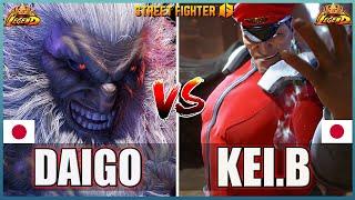 Street Fighter 6 Daigo (AKUMA #1)  Vs  KEI.B (M Bison) Top Room MatchFightingGameWorldX