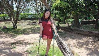 Vernie In The Mountain (Cocostump.Com)#amputees #oneleg #amputee #crutches #devotee #disabled #stump