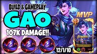 GAO HONOR OF KINGS - S7 HONOR PASS | RANK EPIC | HOK GAO BUILD