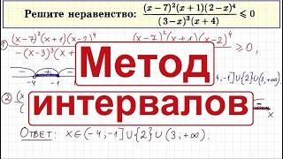 Метод интервалов #4 для продвинутых