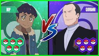 Pokemon Battle Pedia: Hop Vs Giovanni (Team Rocket)