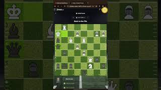 Today's Puzzle at Chess.com || Back to the file || chess.com #codewitharhan #chess #chesscom @chess