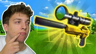 SNIPING WITH LEGENDARY PISTOL! (Fortnite Battle Royale)