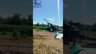 The work of the gun 2A36 "Hyacinth B" of the Russian Army