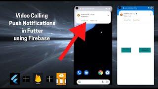 Firebase Push Notification in Flutter for Video Call 2023 -A-Z | flutter video call | FCM | Firebase