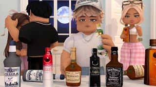 KAI IS CAUGHT UNDER AGE DRINKING! *BIG HOUSE PARTY? ALCOHOL POISIONING* VOICE Roblox Family Roleplay