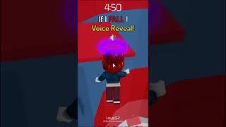 Tower of Hell but If I Fall I VOICE REVEAL! 