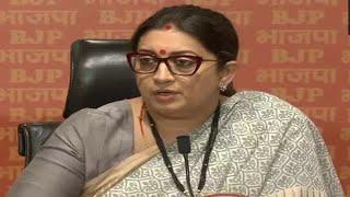 Smriti Irani on George Soros' remarks: Foreign forces trying to weaken India's democracy