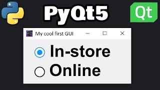 Python PyQt5 RADIO BUTTONS are easy! 