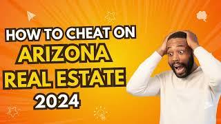 How to cheat on Arizona Real Estate 2024 by Pearson VUE.