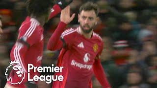 Bruno Fernandes pulls one back for Man United v. Nottingham Forest | Premier League | NBC Sports